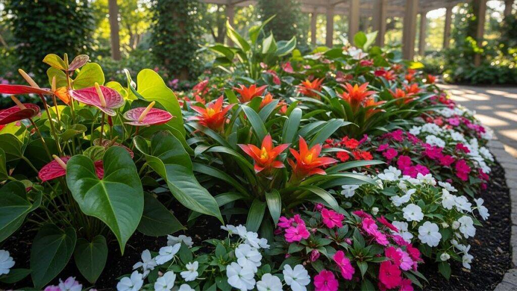 Antúrio e Begônia: Plantas ornamentais para sombra e alta umidade