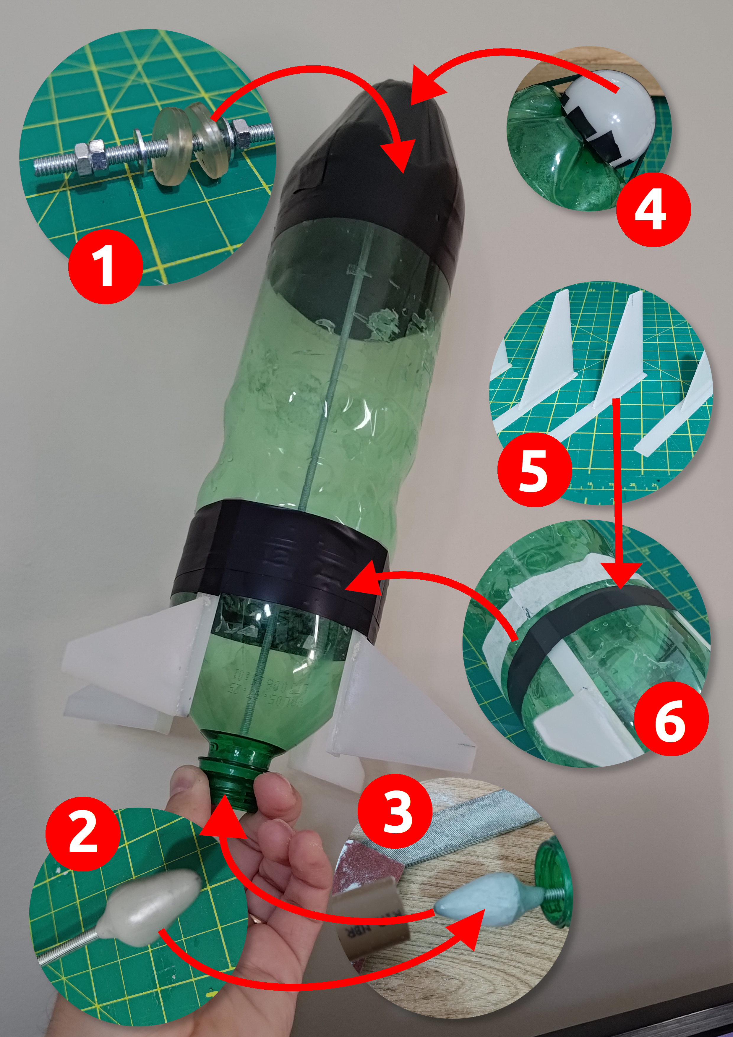 foguete de garrafa pet