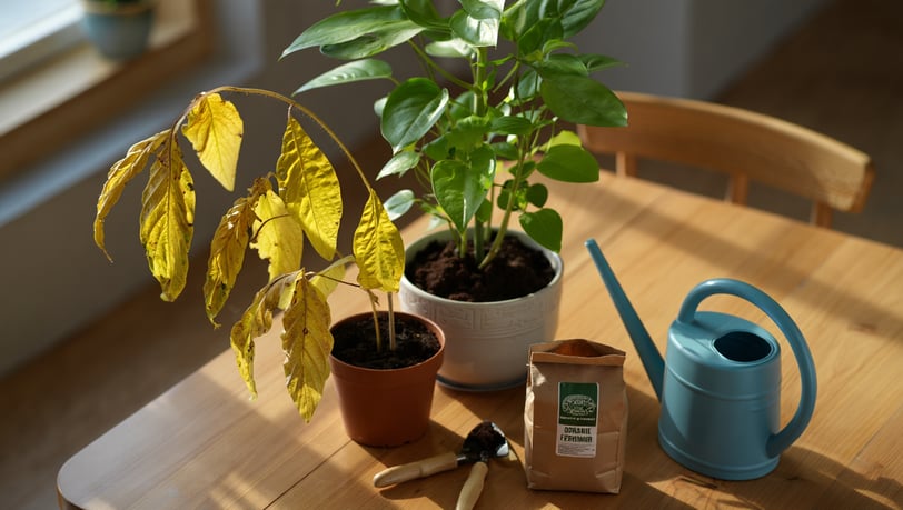 plantas com folhas amarelas o que fazer