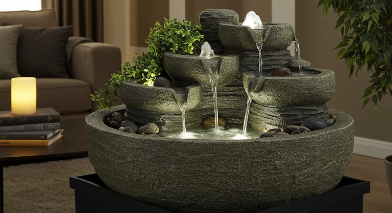 Os benefícios do som da água para o bem-estar