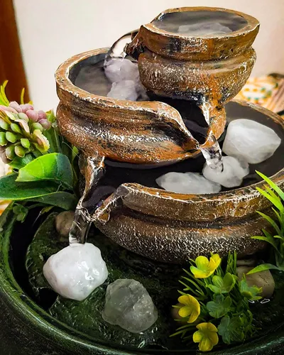 fonte de agua decorativa para sala