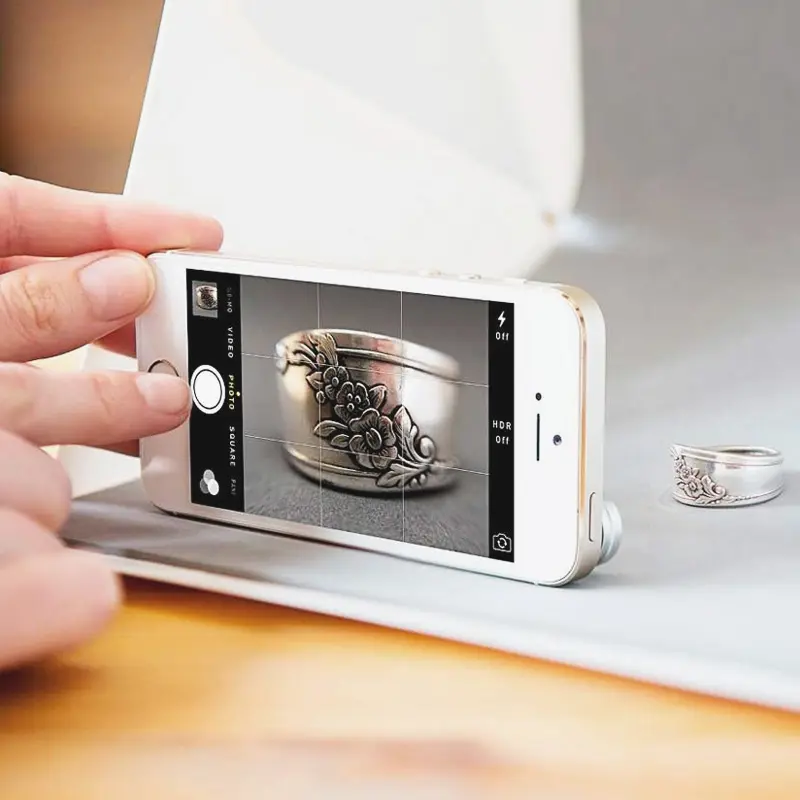 edição de fotos de produto no celular