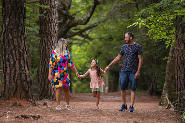 ideias criativas para fotos de família ao ar livre