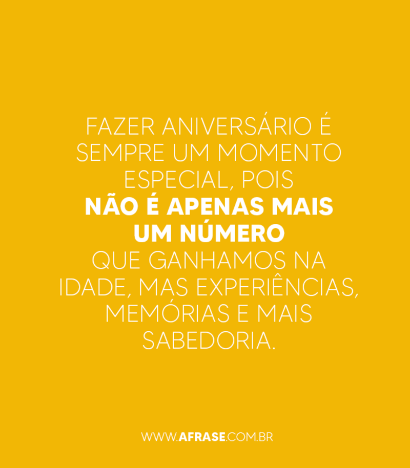 frase de aniversario curta