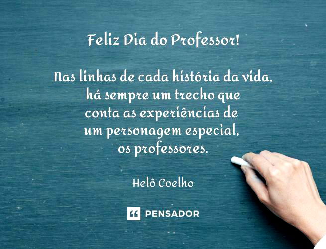 frases para o dia do professor