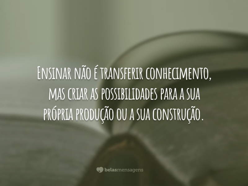frases para o dia do professor