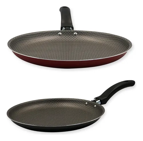 Diferenças entre frigideiras de aço carbono e alumínio para crepes