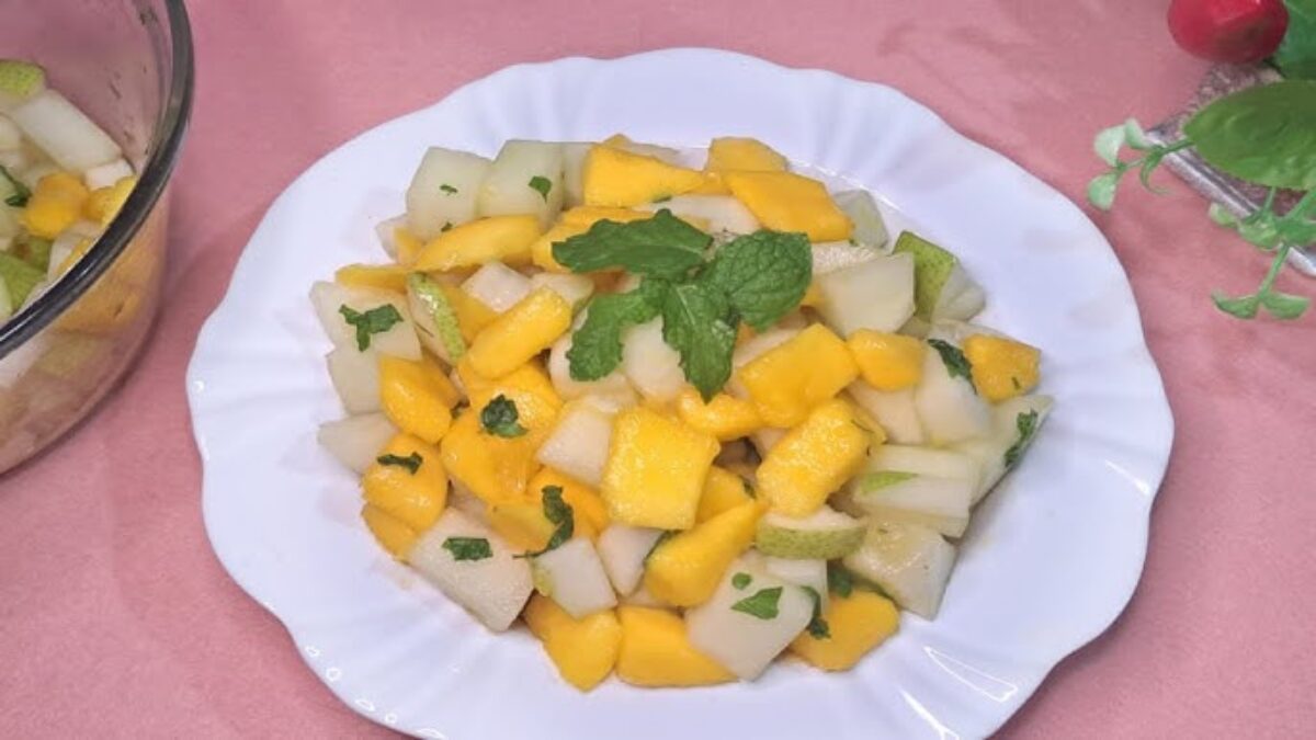 benefícios da hortelã com frutas