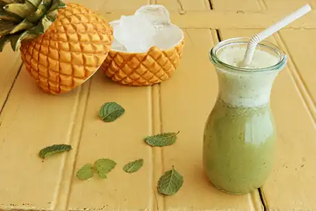 combinações de hortelã para sucos