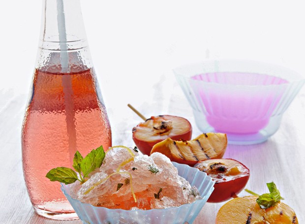 frutas que combinam com hortelã