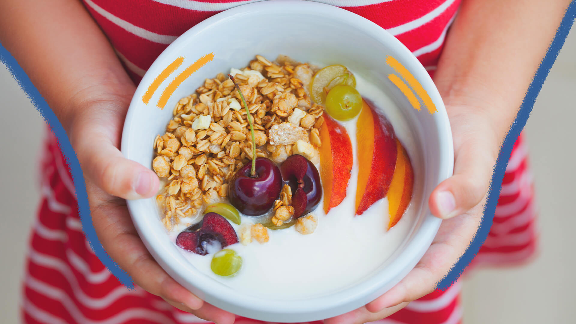 frutas que combinam com iogurte