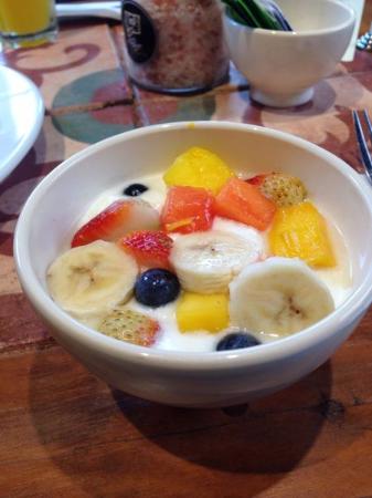 frutas que combinam com iogurte