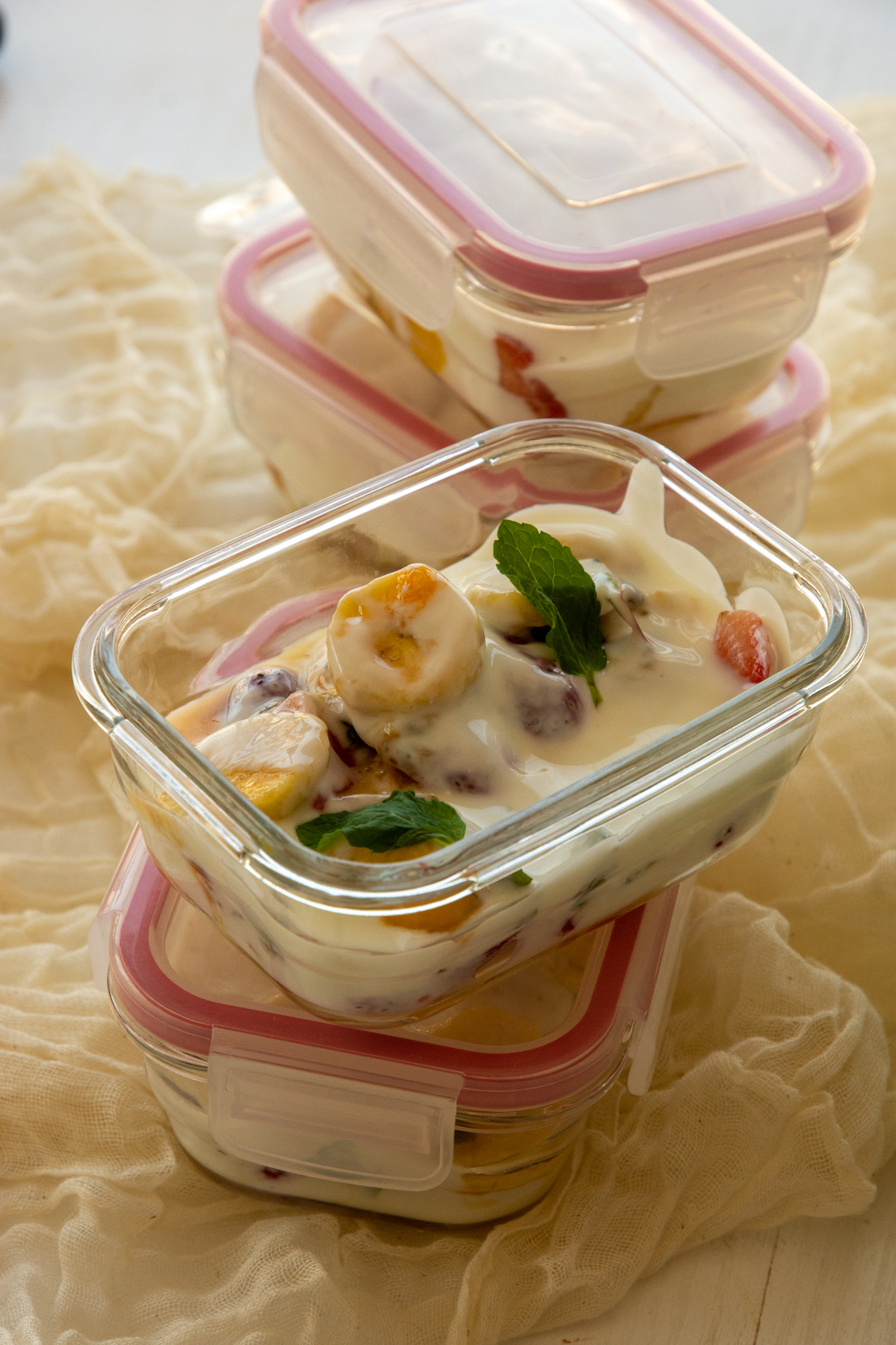 acompnhamentos para iogurte com frutas