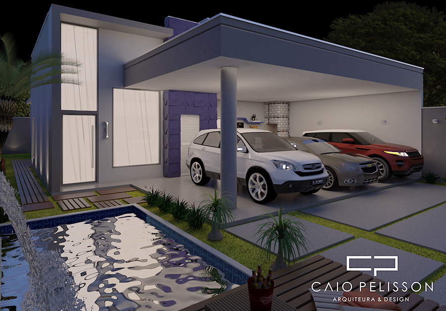 garagem com pe direito duplo