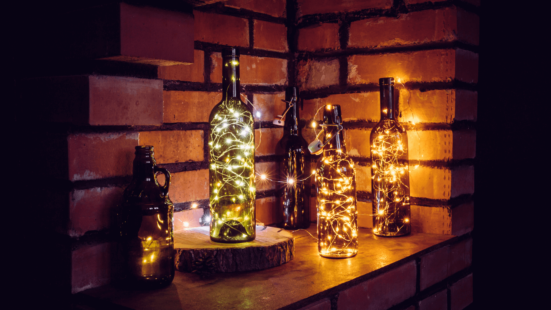 garrafas na decoracao