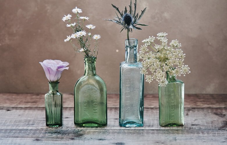 garrafas na decoracao
