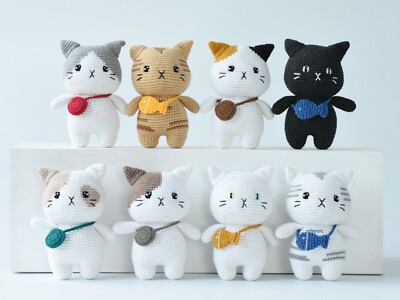 gatinhos amigurumi