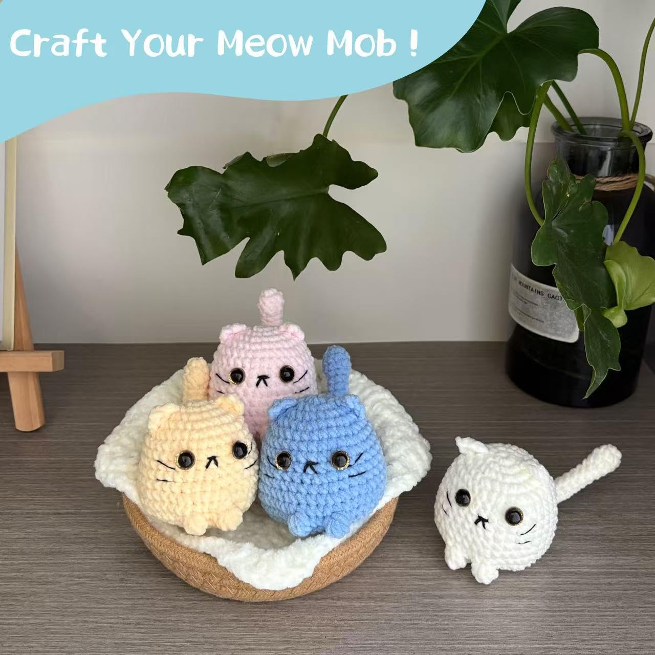 gatinhos amigurumi
