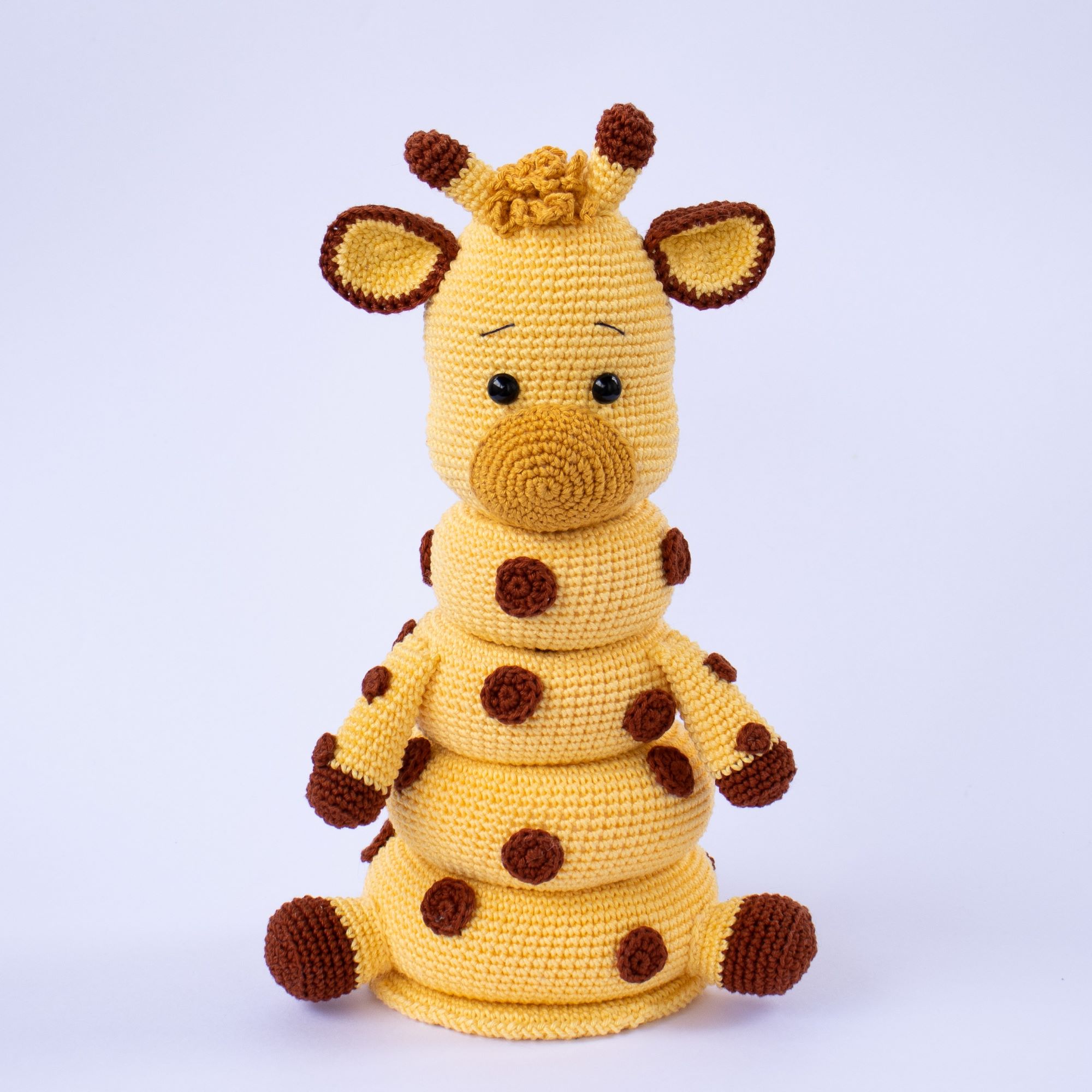 Girafa Amigurumi: Tamanhos