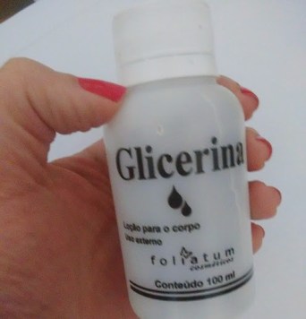 glicerina no cabelo