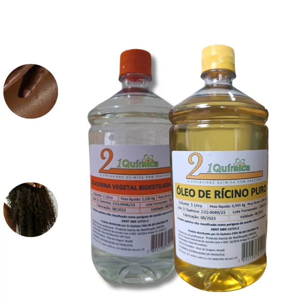 glicerina no cabelo