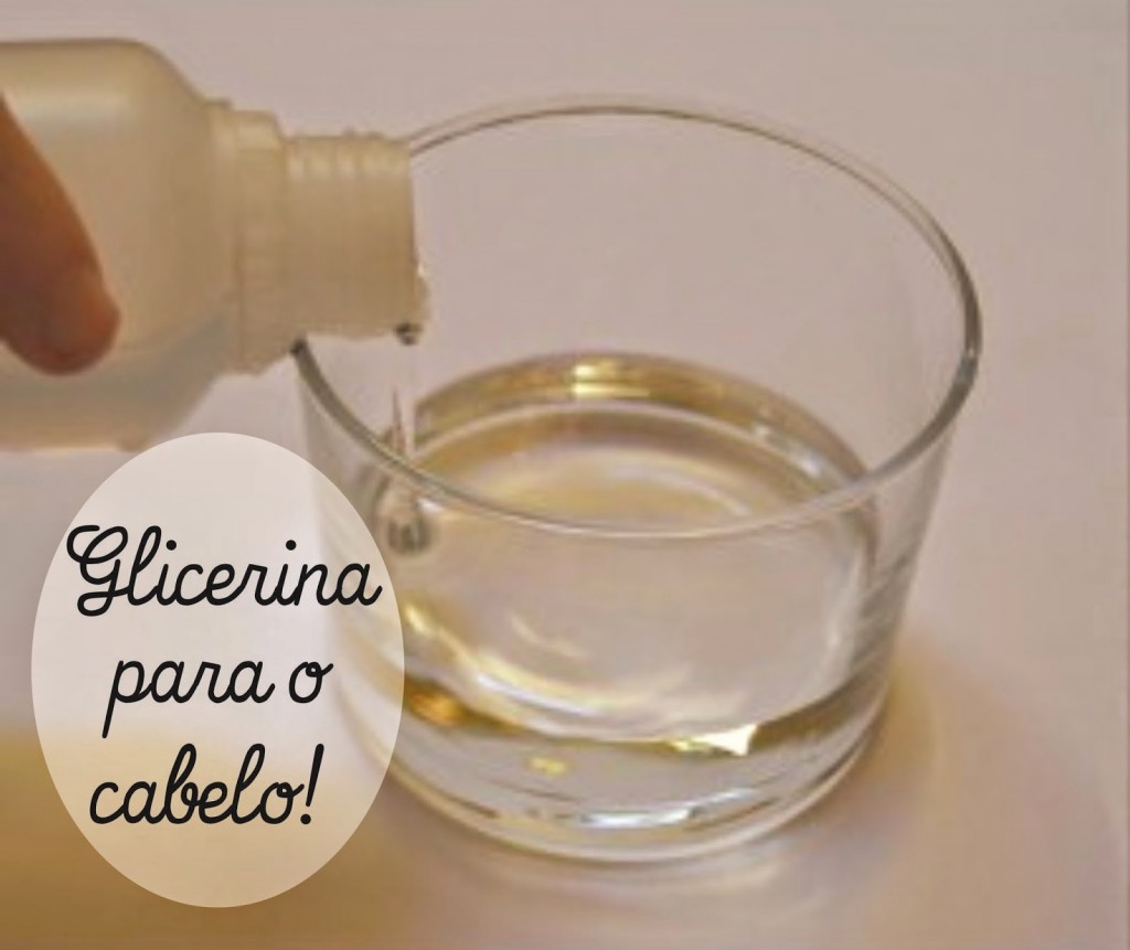 glicerina no cabelo