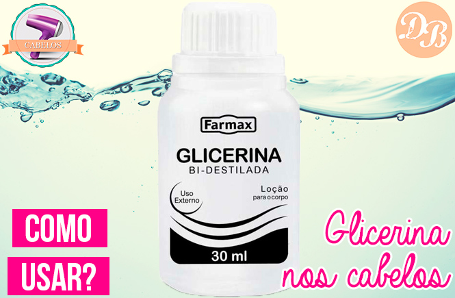 glicerina no cabelo