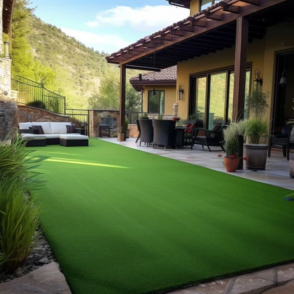 grama sintética impermeável para eventos