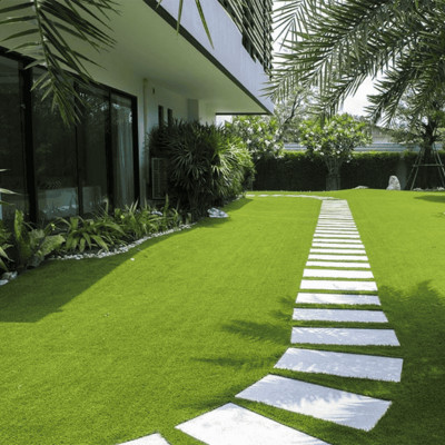 instalação grama artificial festas