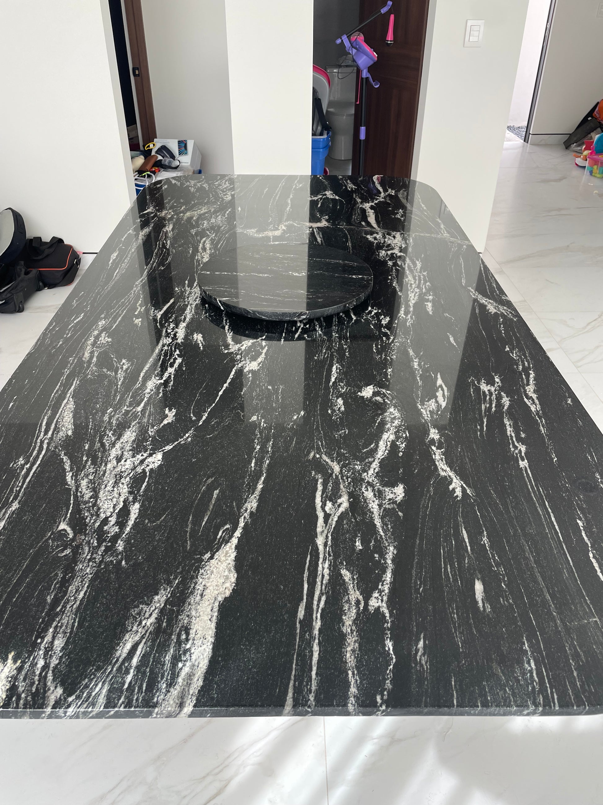 custo granito via láctea acabamento escovado