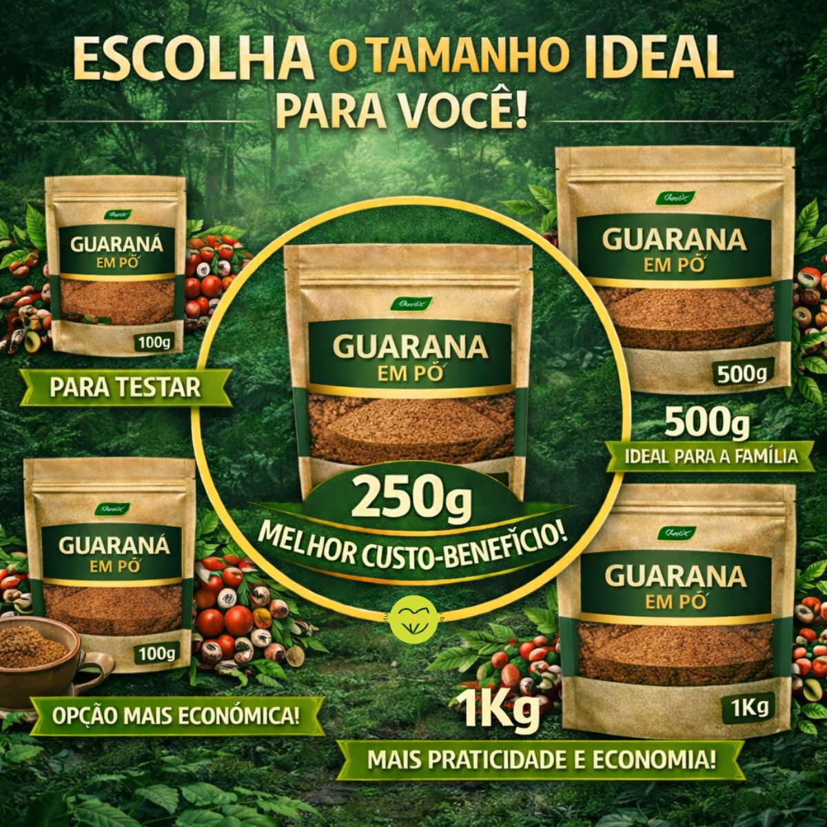 Receitas energéticas com guaraná em pó: pré-treino e bebidas saudáveis