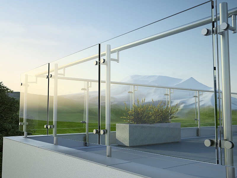 guarda corpo de vidro