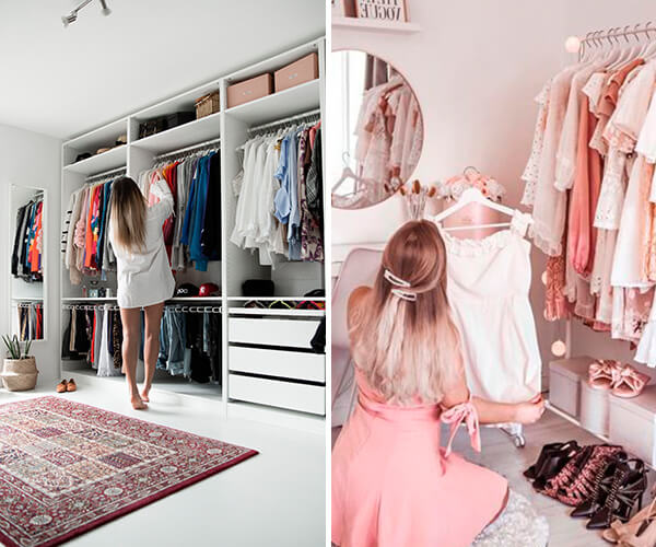 como montar um guarda-roupa inteligente