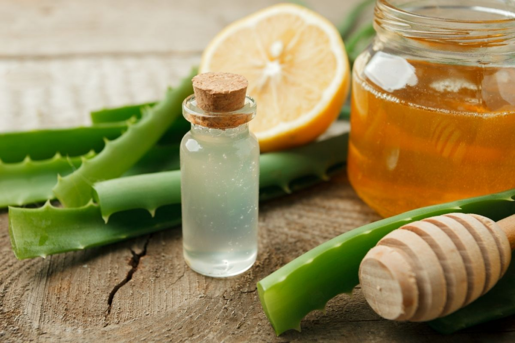 hidratação com babosa