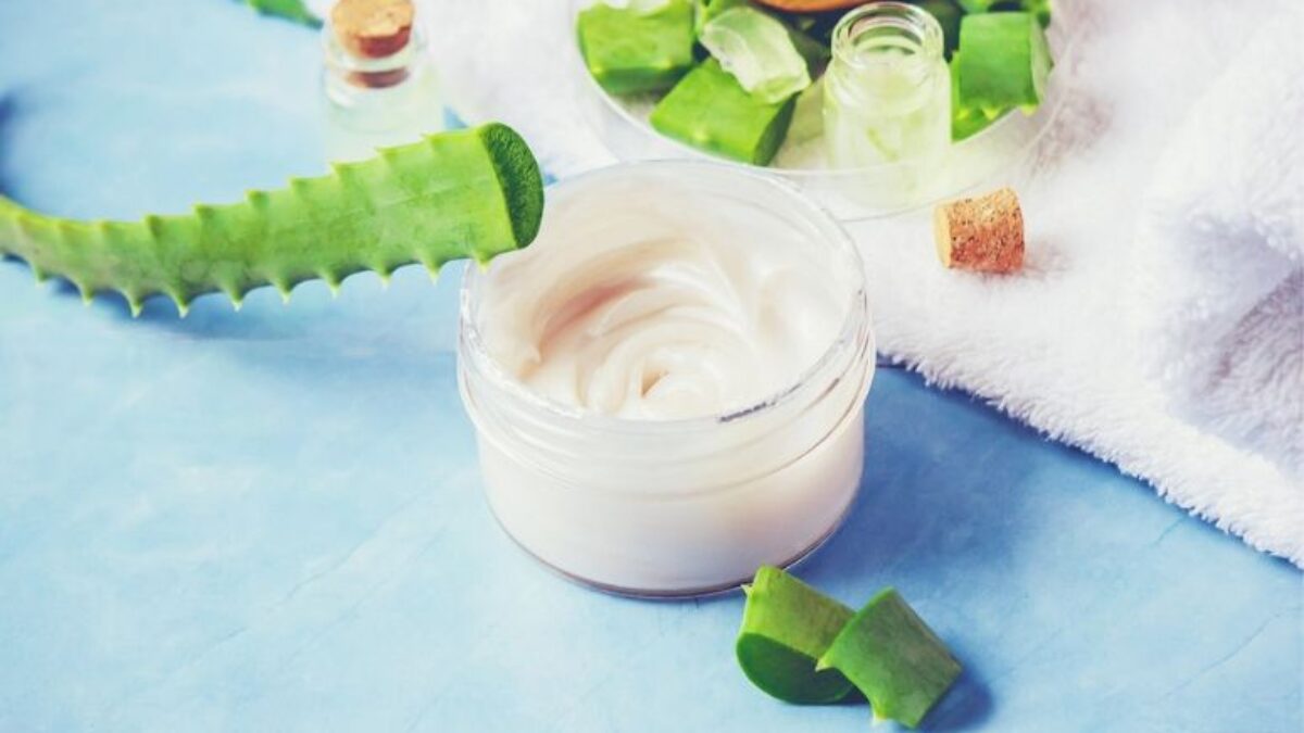 hidratação com babosa