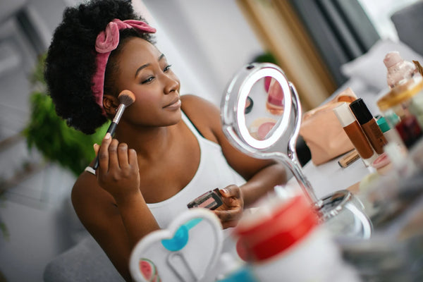 hidratação em maquiagem