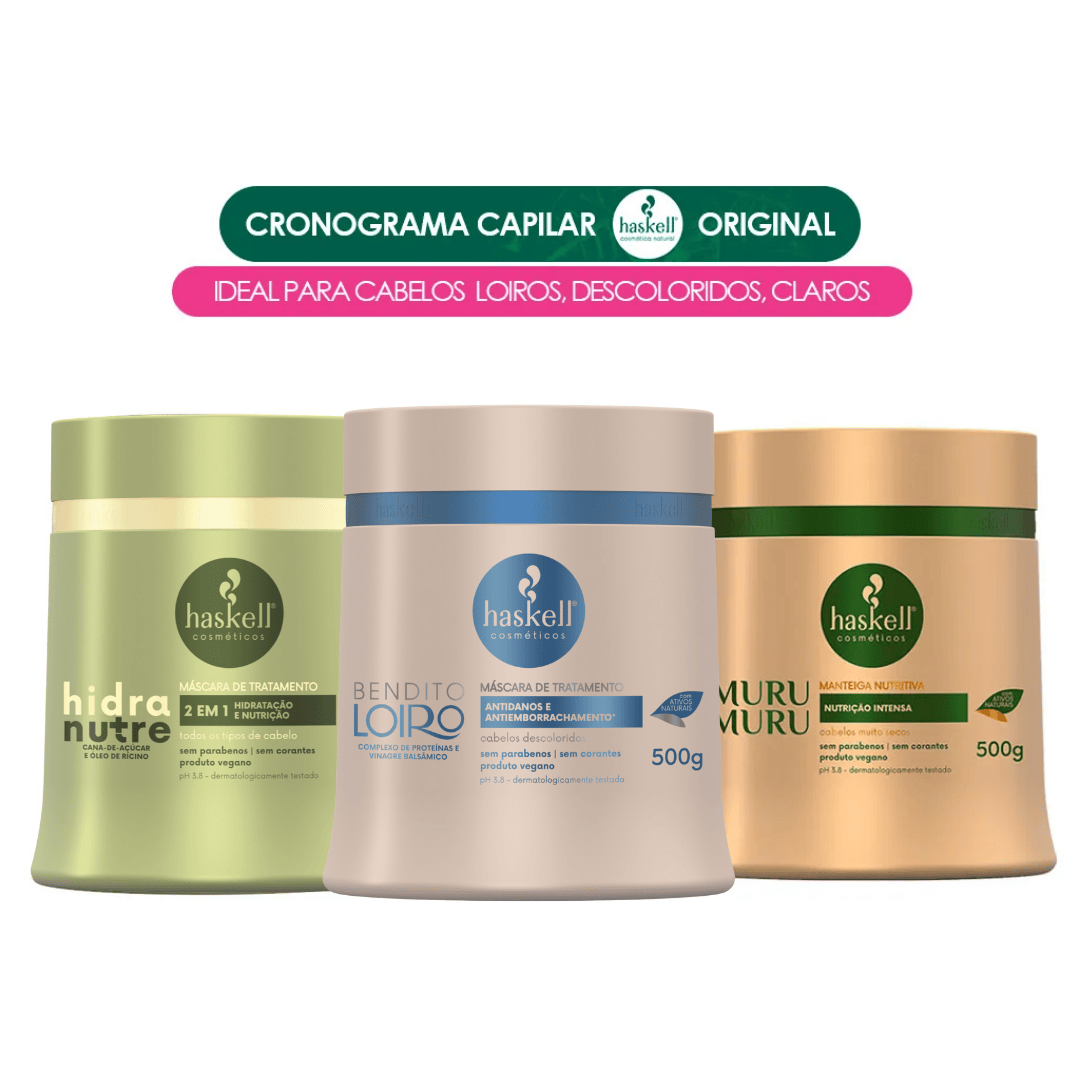 hidratacao para cabelo loiro