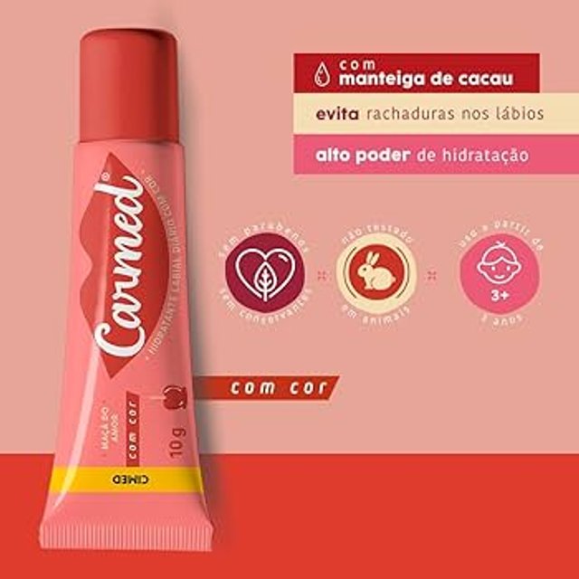 benefícios do hidratante labial com cor