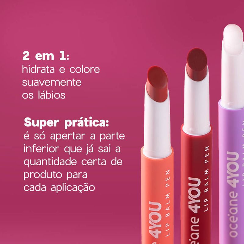 hidratante labial com cor