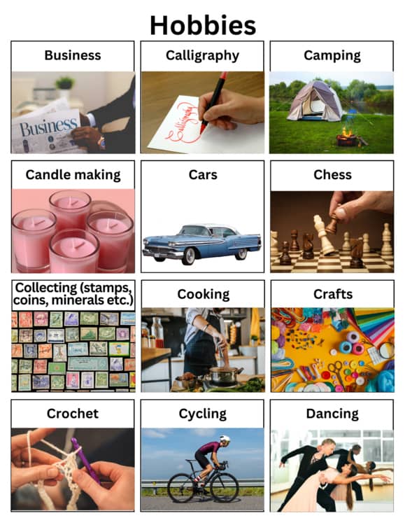 hobbies aps a aposentadoria