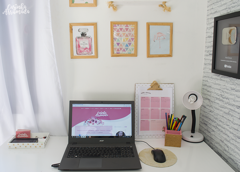 escritório caseiro funcional e acessível