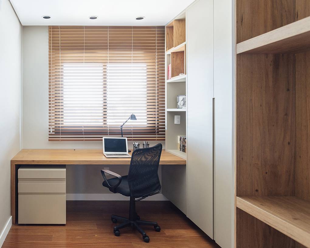 home office em apartamento pequeno