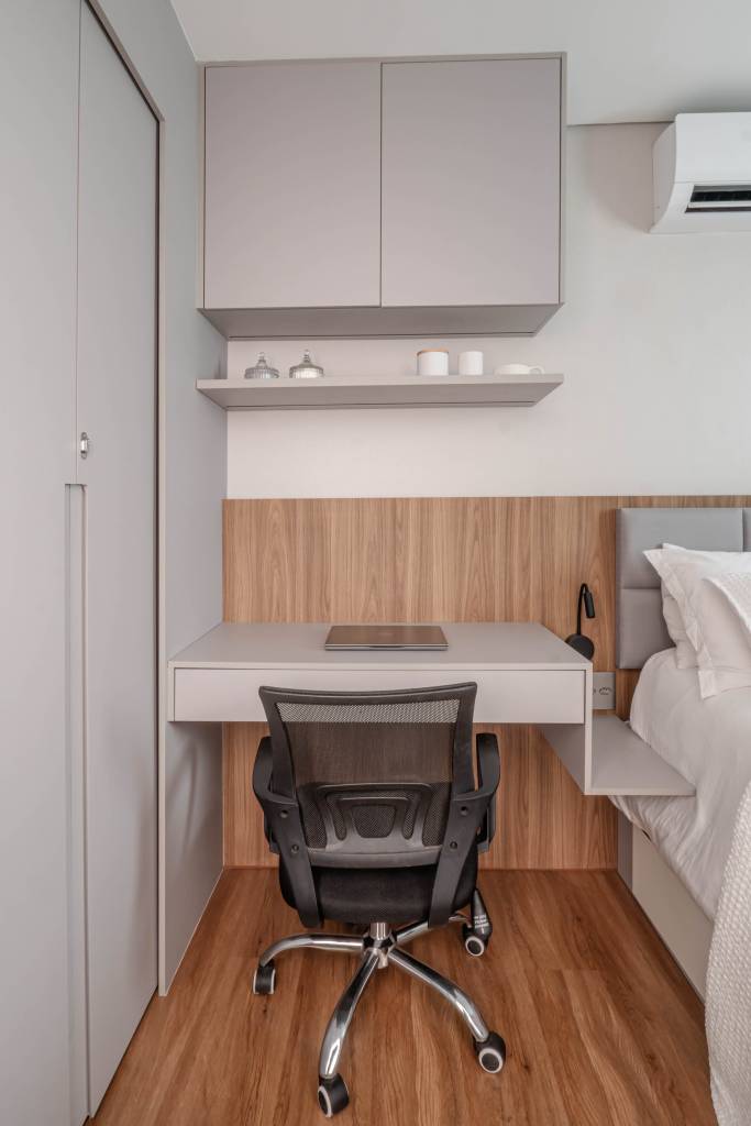 organização home office quarto