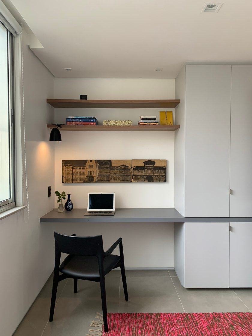 iluminação home office quarto