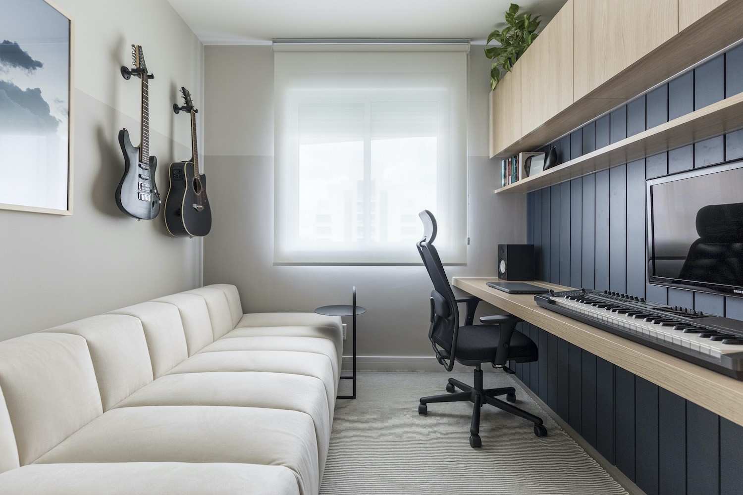 organização home office quarto