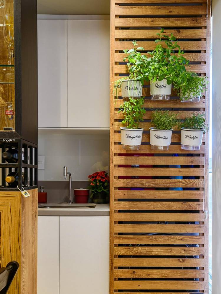 soluções criativas para horta em lavanderia