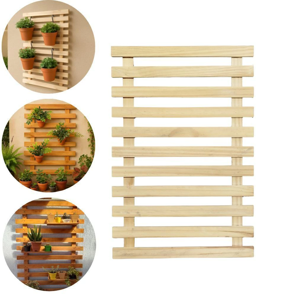 horta vertical com trelicas