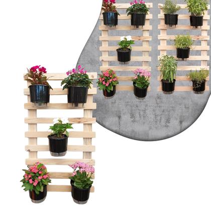 horta vertical com trelicas