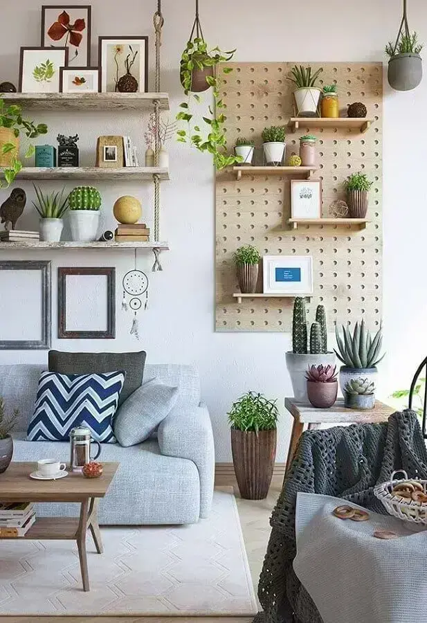 ideias baratas para decorar a sala
