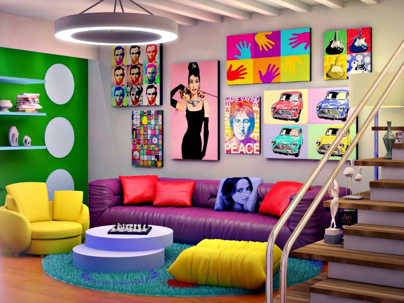 ideias baratas para decorar a sala